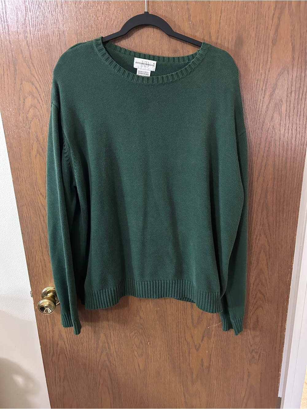 Mens Knightsbridge green sweater size xl